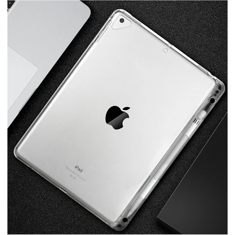 Прозрачный чехол для iPad 9 7 2018 2017 / Pro резиновый планшета Мягкий силиконовый 5 6 Air