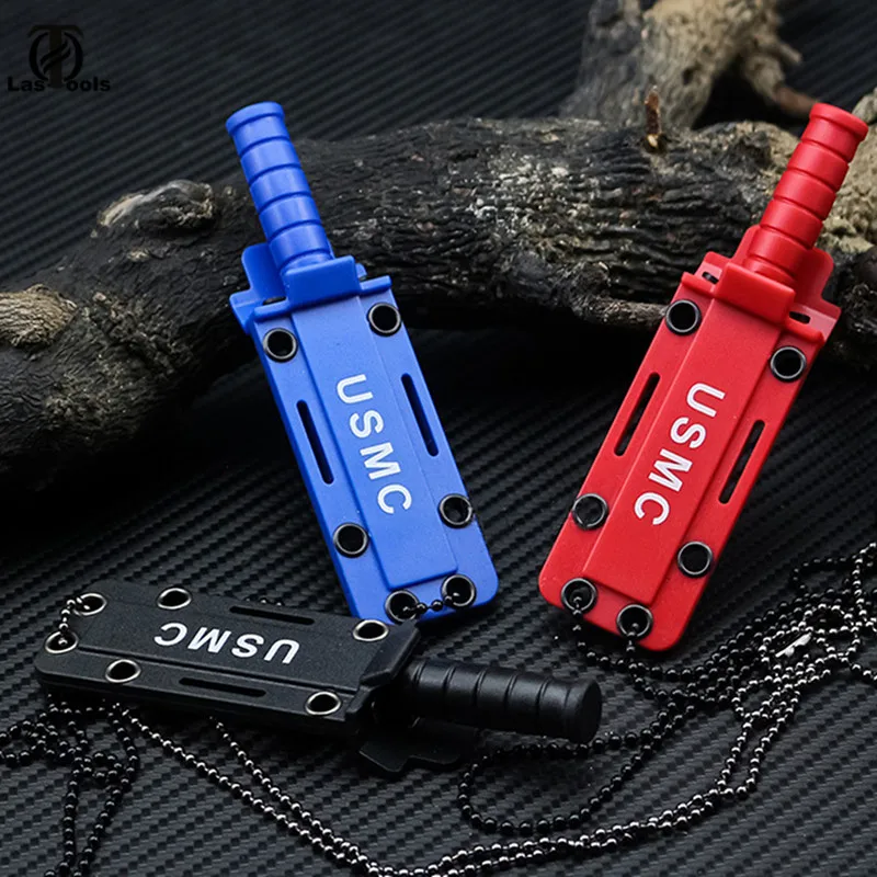 Портативное мини-ожерелье с лезвием нож для фруктов кемпинга охоты выживания