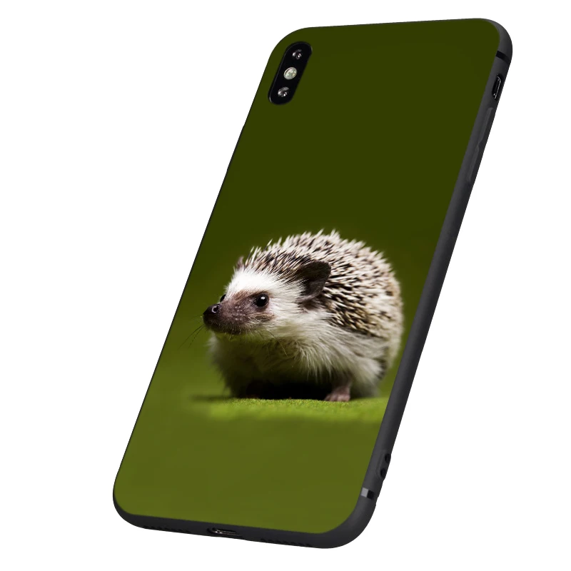 Черный чехол из ТПУ для iphone 5 5s se 6 6s 7 8 plus x 10 силиконовый XR XS 11 pro MAX с милым рисунком