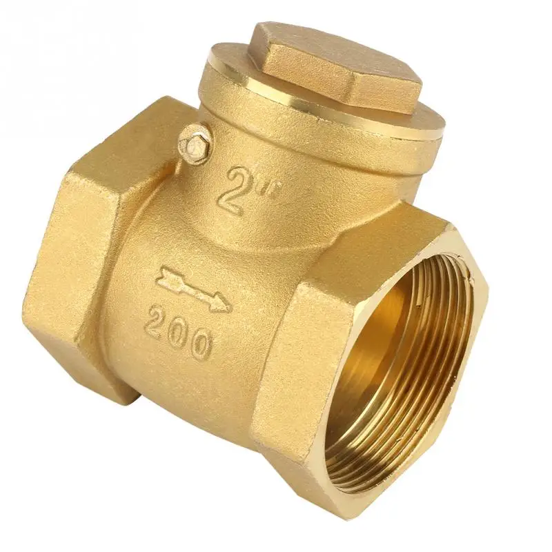 DN50 медный обратный клапан с резьбой 232PSI для предотвращения обратного потока