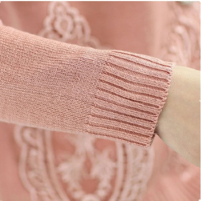 Новинка весна-осень 2019 модный Свободный кашемировый пуловер Женский вязаный