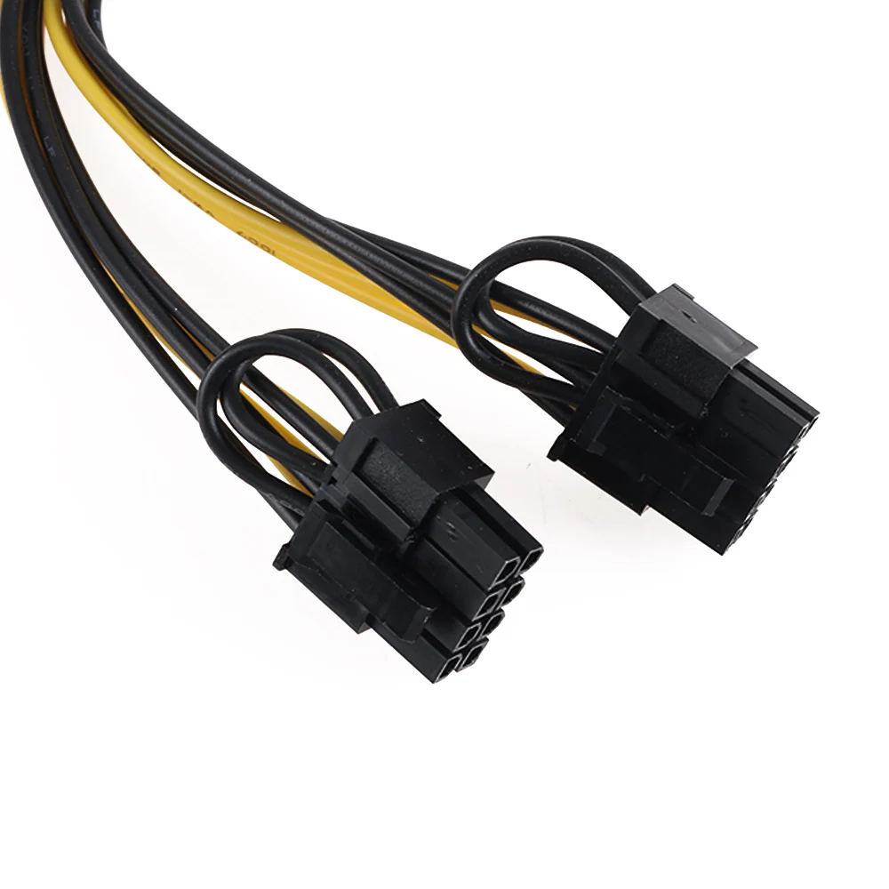 Высококачественный 12-сантиметровый желтый + черный 6-Контактный Модуль PCI-E