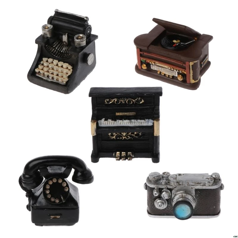 Newborn Photography Props Infant DIY Studio Accessories Retro Resin Mini Small Decoration Creation Gentlemen Camera | Детская одежда и