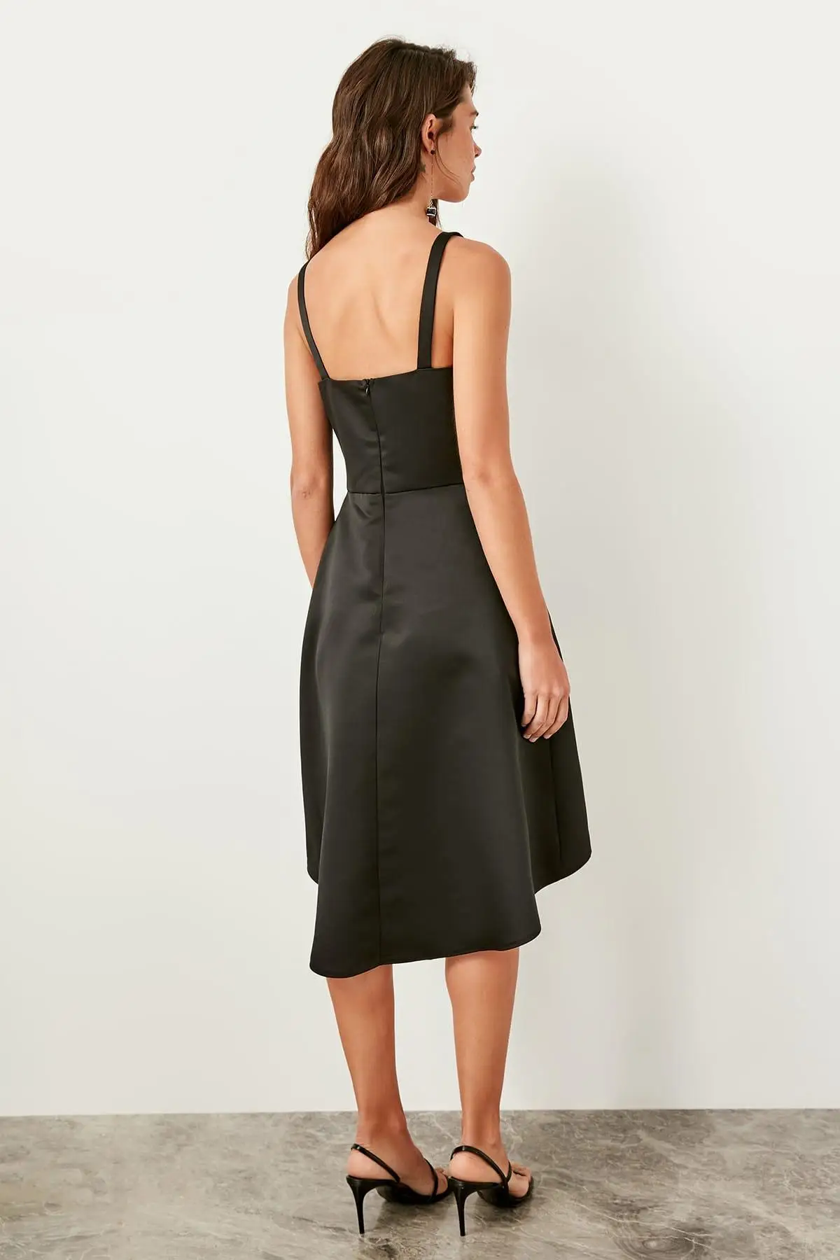 Trendyol Black Halter Dress TPRSS19DE0038 | Женская одежда