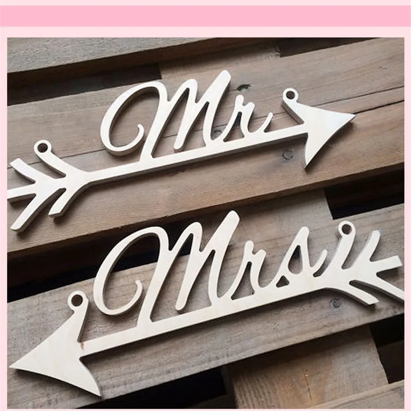 Горячая Распродажа Fishbone 2 шт. MR или миссис знак свадебный фестиваль вечерние