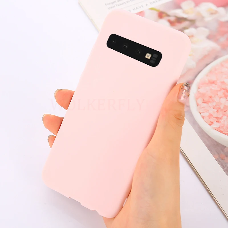 Силиконовый чехол для samsung Galaxy A10 A30 A40 A50 A70 M10 M20 S8 S9 S10 плюс S10e J4 J6 J8 A8 A6 A9 A7 Note9 8 Мягкий ТПУ чехол