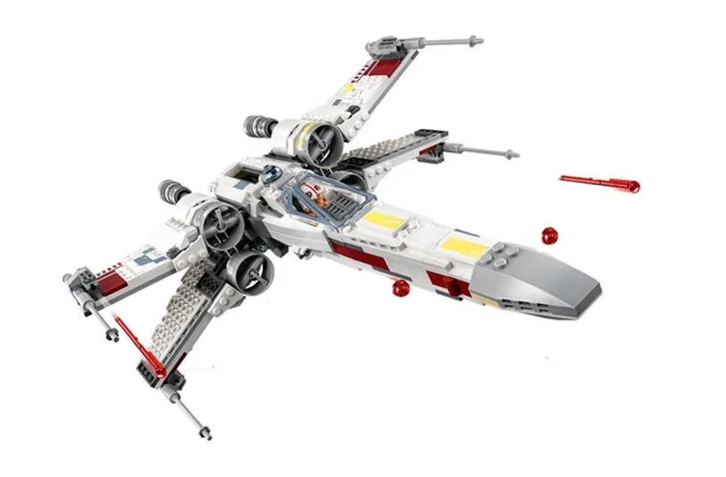 05145 Звездные войны Poe X-Wing Fighter строительные блоки кирпичи Звездные фигурки модель истребитель игрушки для детей Совместимые 75218