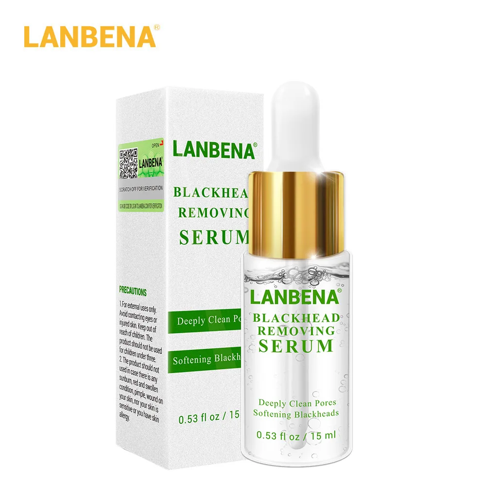 Blackhead Remove LANBENA Сыворотка для лица витамины сыворотки для лица сыворотка с гиалуроновой кислотой для ухода за кожей лица Сыворотка 24k золото Гиалуроновая кислота витамина C Витамин C сыворотка акне удаления угрей красота - Вес нетто: Blackhead Remove