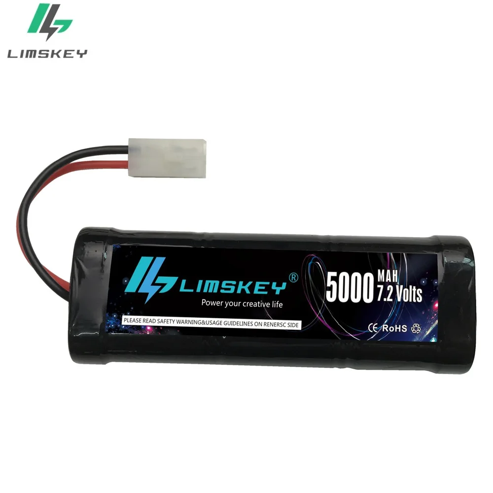 7,2 V 5000mAh аккумулятор Ni-MH аккумулятор для RC игрушек Танк/автомобиль/Самолет Вертолет с разъемами Tamiya 1/16 батарея