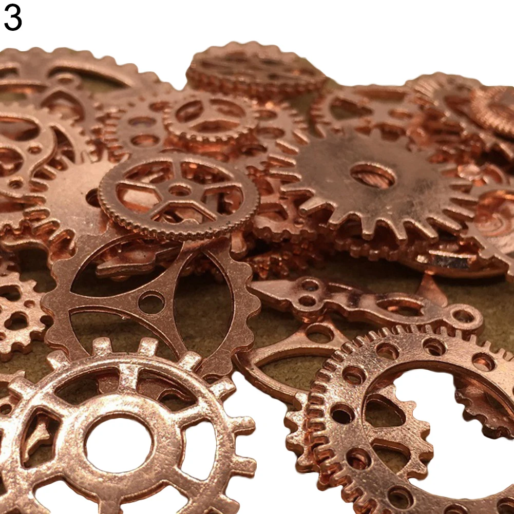 Cogs Jewelry Making DIY сплав подвески шестерни в стиле стимпанк Crafts Art 100g|Инструменты и