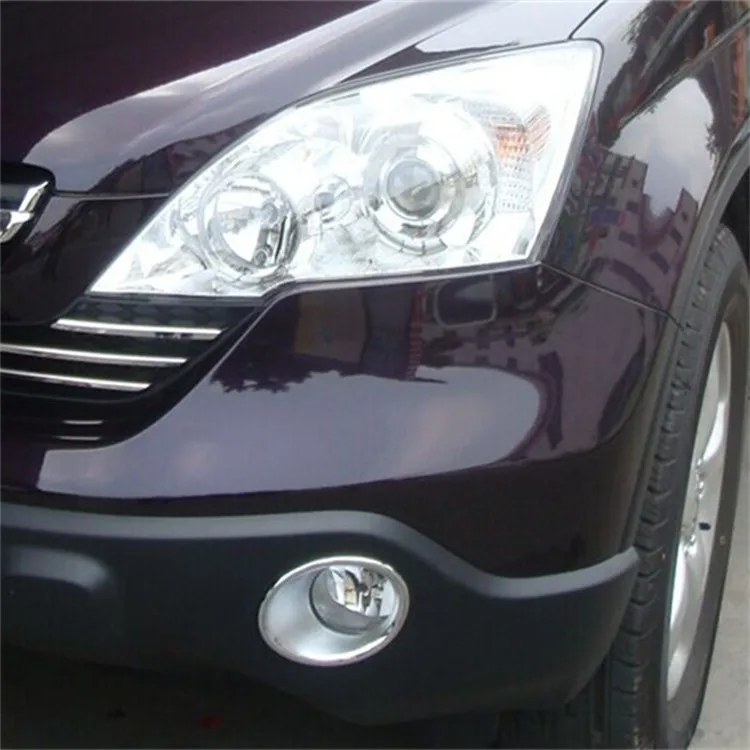 

Передняя противотуманная фара для honda CRV 2007 2008 2009, хромированная отделка из АБС-пластика, 2 шт.