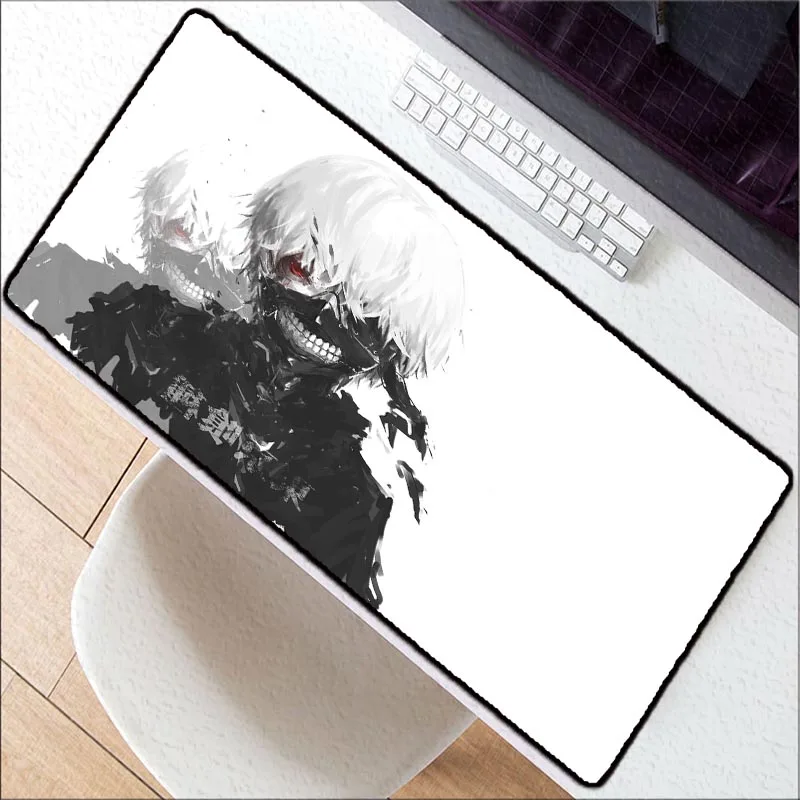 Аниме Tokyo Ghoul коврик для мыши Нескользящий Резиновый с закругленными краями