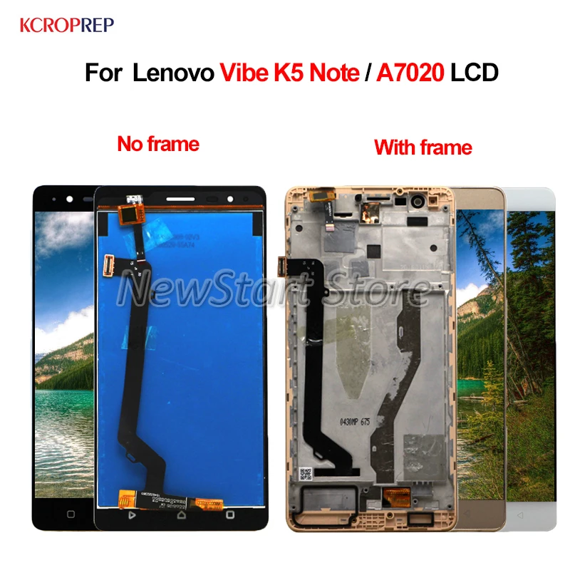 Для Lenovo Vibe K5 Note ЖК-дисплей кодирующий преобразователь сенсорного экрана в сборе