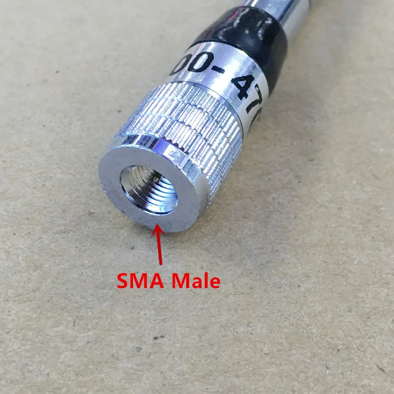 Гибкая антенна из нержавеющей стали с Sma разъемом UHF 400-470 МГц для двухсторонней