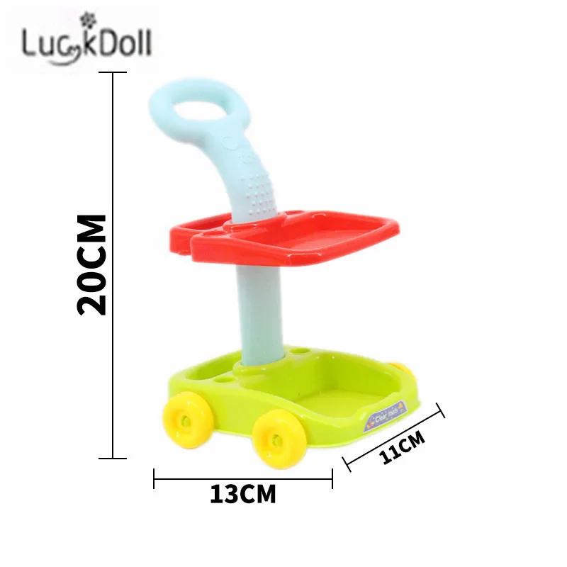 LUCKDOLL 14-Piece Чистящий Набор подходит 18 дюймов Американский 43 см детская кукла одежда аксессуары, игрушки для девочек, поколение, подарок на день рождения - Цвет: n1667