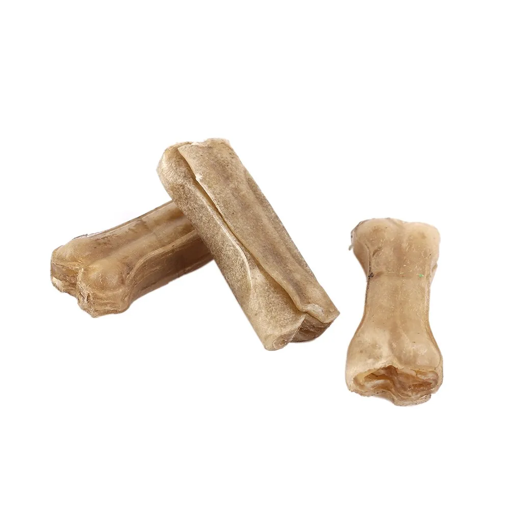 Pet Dog Toy Supplies Chews Toys Leather Cowhide Bone Molar Teeth Clean Stick Food Treats Dogs Bones for Puppy Accessories