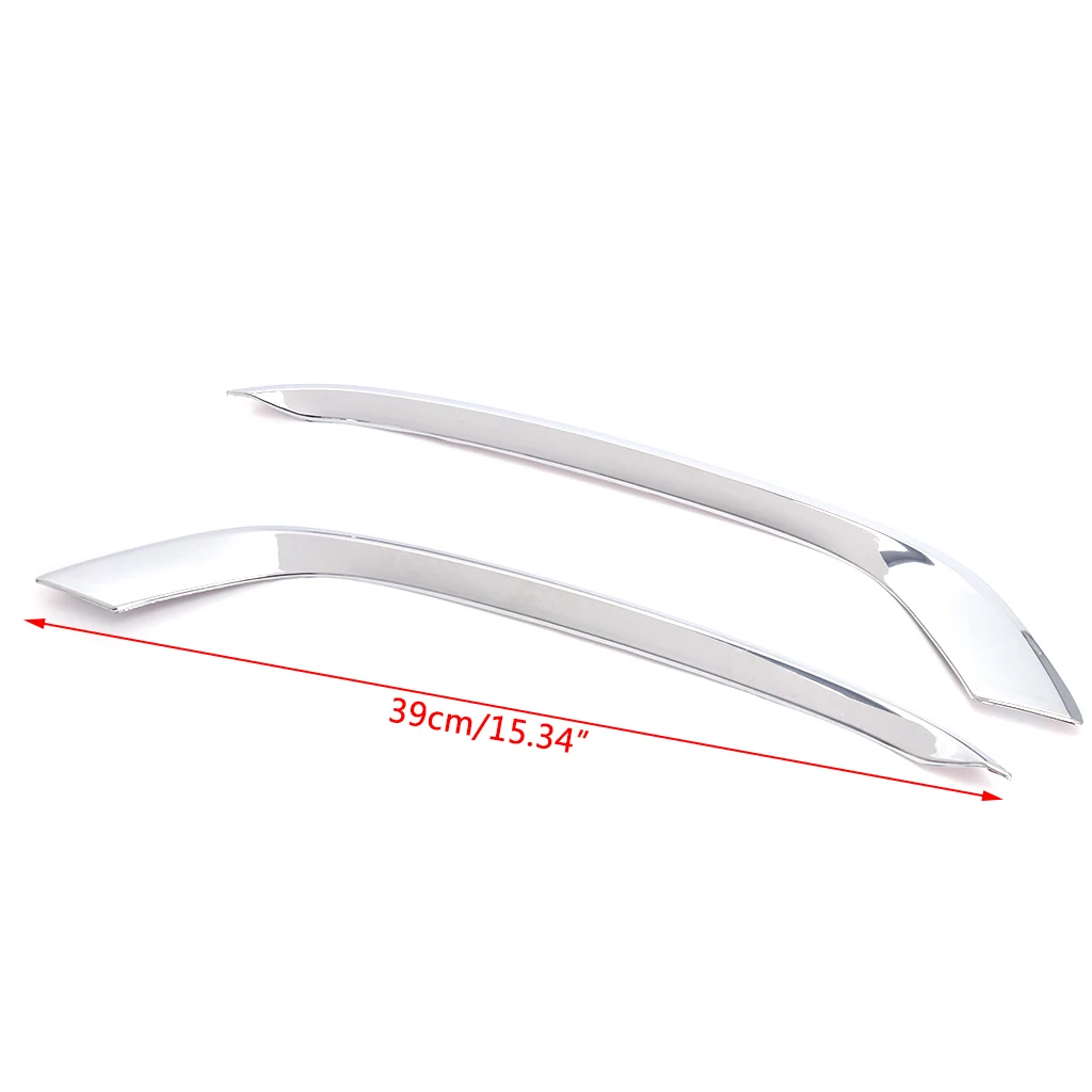 2 Pcs Chrome Car Front Fog Light Lamp Cover Trim For Ford Focus 4 MK4 2015-2017 | Автомобили и мотоциклы
