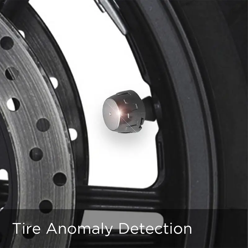 

Wireless Motorcycle TPMS Tire Pressure Monitoring System With Time Display Motorcycle Tire Pressure Sensor 2 External Sensors