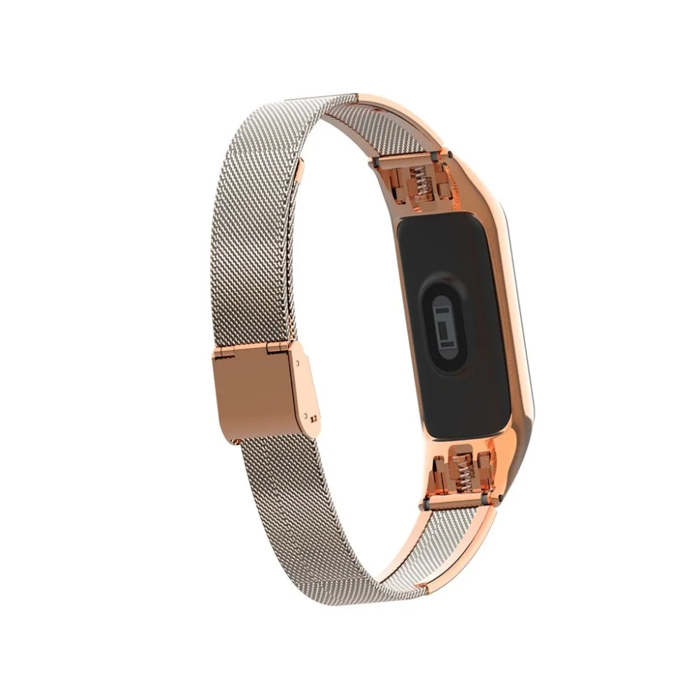 Роскошный ремешок на запястье для Xiaomi mi Band 3 xiomi xaomi mi band Band3 mi lanese Магнитный петля металлический браслет на запястье ремешки