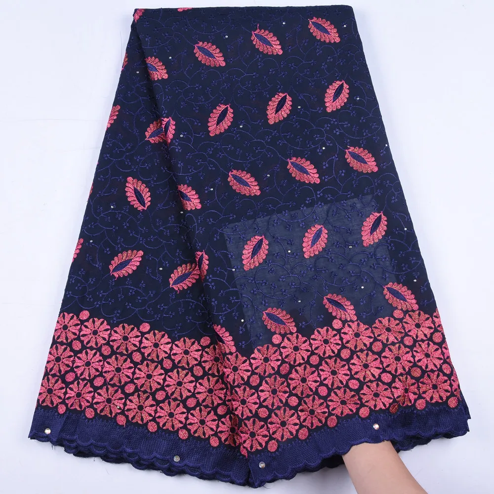 

New Arrivals African Dry Lace Fabric Embroiderey Swiss Voile Lace In Switzerland High Quality Nigerian Lace For Woman Dress1663B