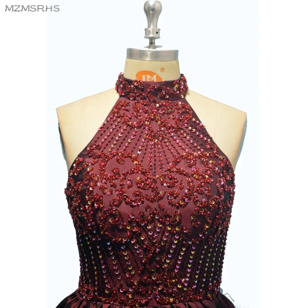 Ajax 2017 vestido de formatura зеленые платья из тафты с бисером и кристаллами короткие