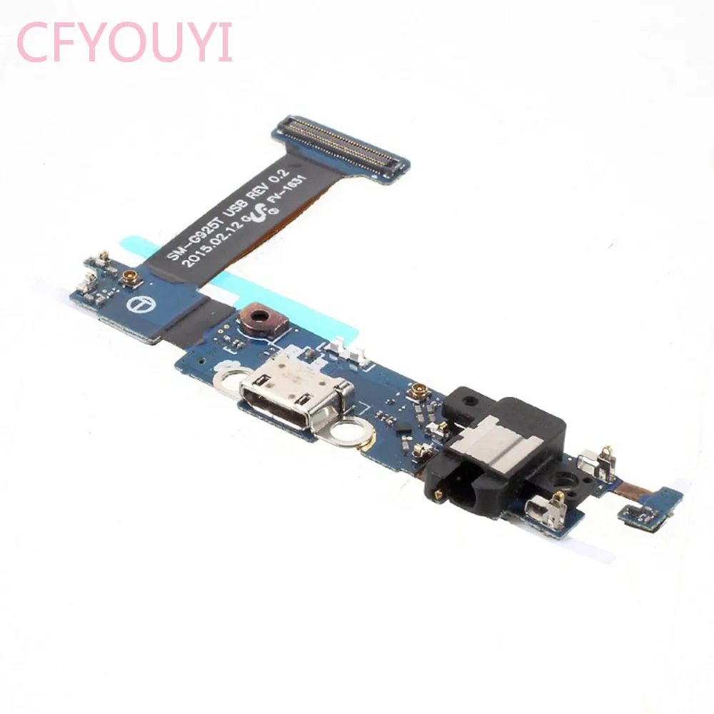 Разъем USB для док станции зарядный порт гибкий кабель замены Samsung Galaxy S6 Edge G925 G925F