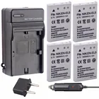 Аккумулятор PROBTY литий-ионный, 1800 мА  ч, EN-EL5 EN, EL5, 4 шт., автомобильное зарядное устройство для Nikon Coolpix PP4, P80, P90, P100, P500, P510, P520, P530