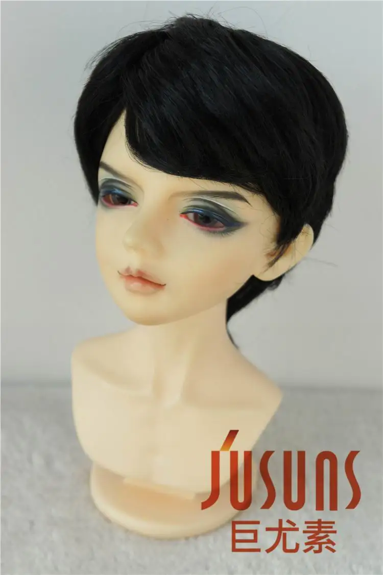 JD192 1/3 модный короткий синтетический мохеровый парик SD BJD кукла парик природа мальчишеский 8-9 дюймов аксессуары для кукол