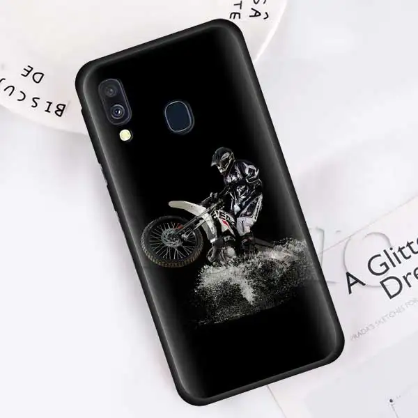 003 Moto крест moto rcycle Спорт на открытом воздухе силиконовый мягкий чехол для samsung Galaxy A50 A40 A70 A30 A20 A80 A6 A7 A8 плюс A9 черный чехол Чехол - Цвет: 003