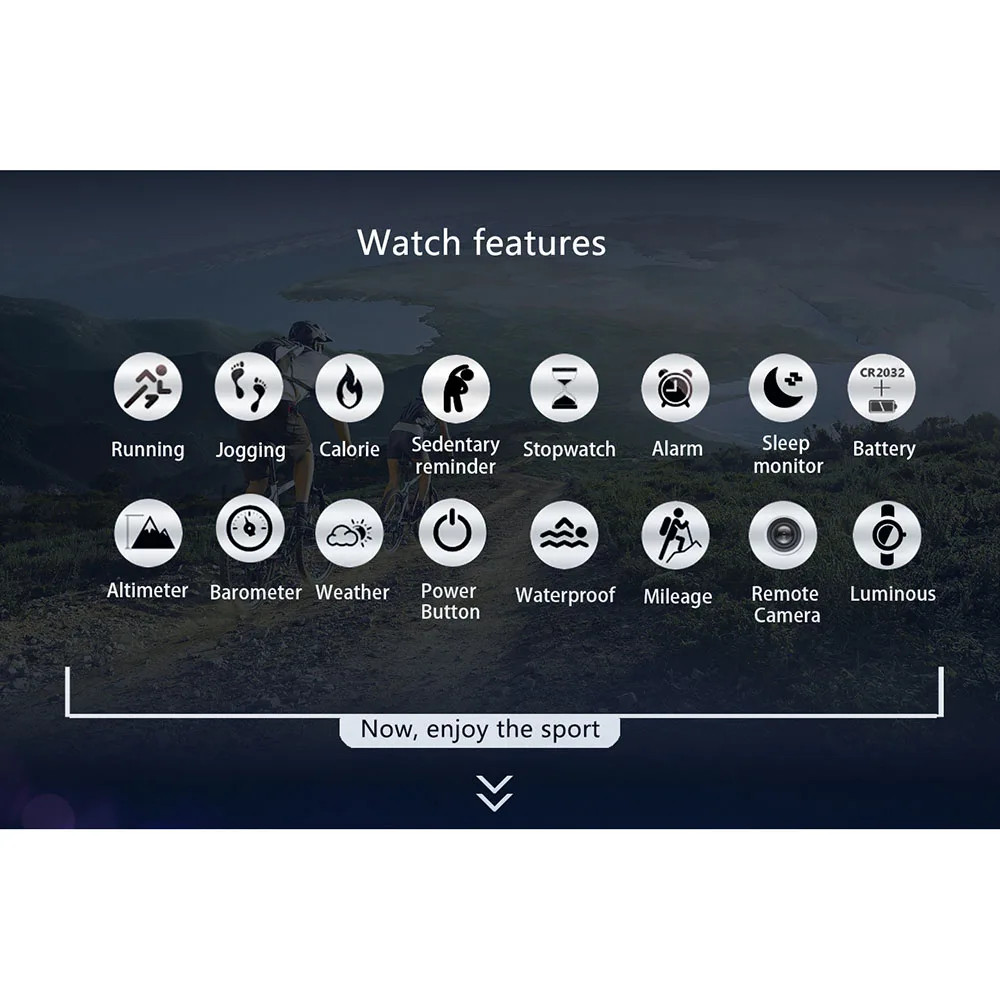 Смарт-часы Time Owner F3 IP68 Водонепроницаемые спортивные уличные часы фитнес-трекер