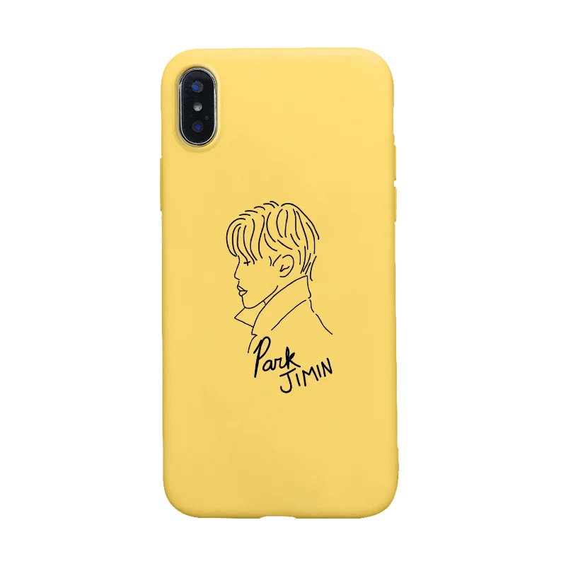Euphoria Boys KPOP Mans мягкий силиконовый черный чехол для телефона чехол для iPhone 5 5S SE 6 6s 7 8 plus X Xs XR MAX kim namjun seokjin - Цвет: Y-1086