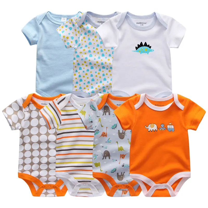 Боди для новорожденных happy baby clothes 7Pcs / комплект боди новорожденный девочка бодик для детей платье боди для новорожденныхОдежда для мальчиков christmas bodysuits modis 3-12m бодик для новорождённого - Цвет: Q7020