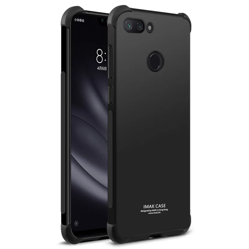 Чехол IMAK Corners Airbag ДЛЯ Xiaomi Mi 8 Lite Youth 8X Мягкие TPU Чехлы для Dual Full Cover Матовая