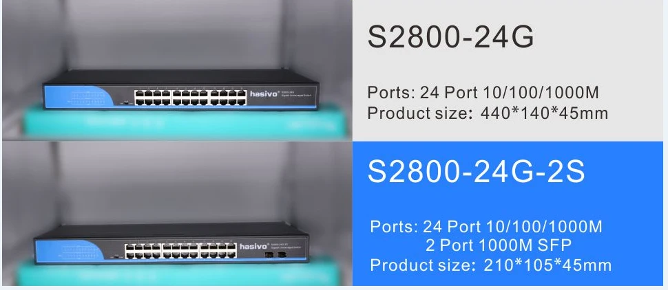 24 порта RJ45 сетевой коммутатор Ethernet 10/100/1000 Мбит/с Ethernet коммутатор гигабитный коммутатор для ip-камеры