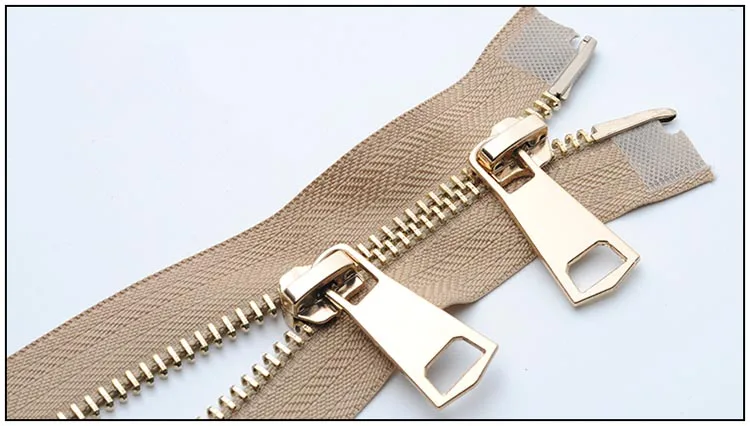 Meetee 5#120 см золотые металлические молнии Двойные открытые ползунки для шитья пуховое пальто куртка на молнии Одежда домашний текстиль инструменты аксессуары