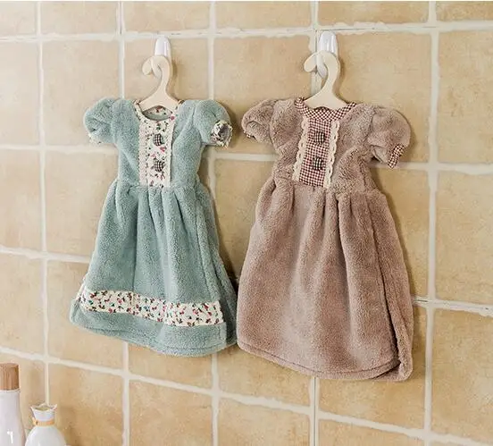 

3pc Microfiber Towel Handdoeken Handkerchief Women Princess Dress Hand Towel Absorbent Wipe Kids Towel Bathroom Towels