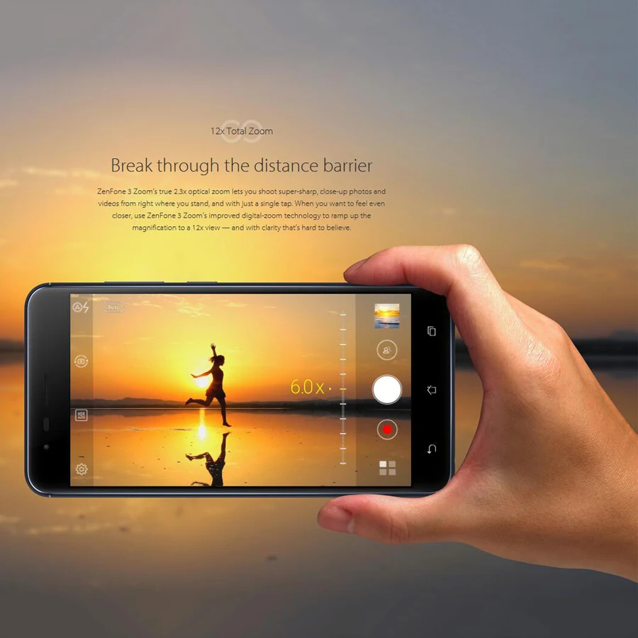 ASUS ZenFone 3 Zoom ZE553KL 4G LTE мобильный телефон 5000 мАч аккумулятор 4 Гб 128 ГБ камера 12MP 5