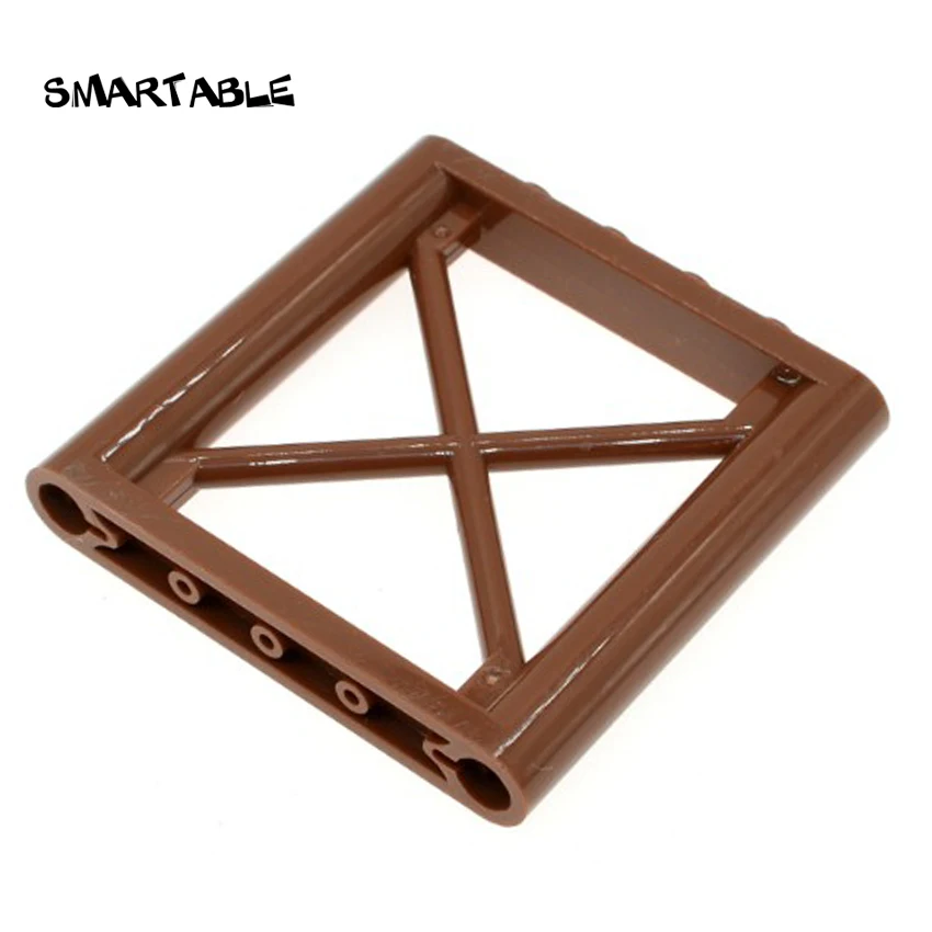 Smartable мс забор 1x6x5 детали рамы строительные блоки игрушки для детей творческие