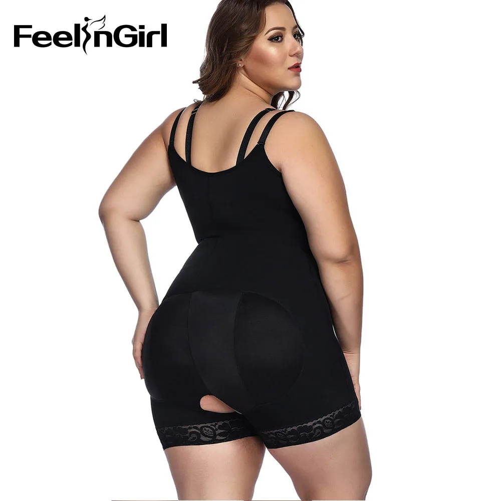FeelinGirl размера плюс XS-6XL, Корректирующее белье, Утягивающие трусы, моделирующие лямки, Корректирующее белье, женское боди