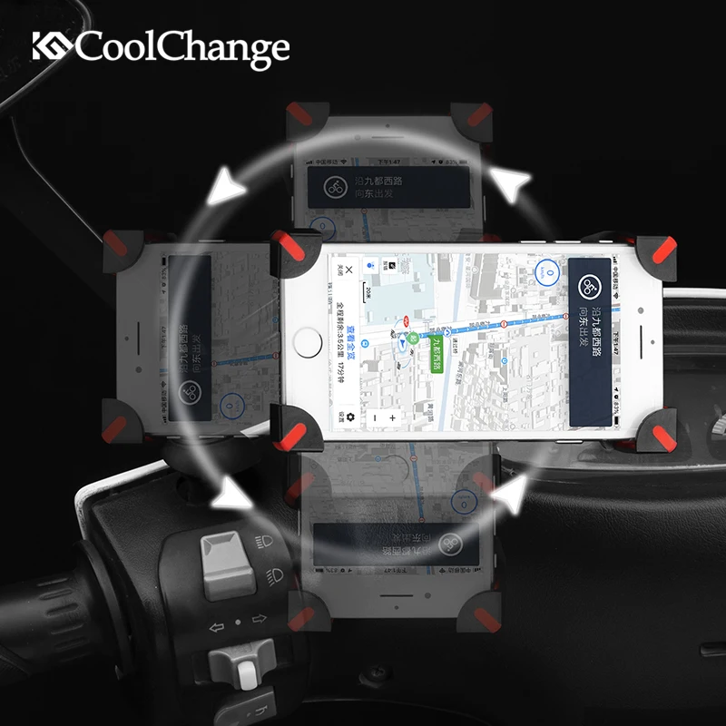 Держатель для телефона CoolChange на руль велосипеда регулируемый 360 градусов