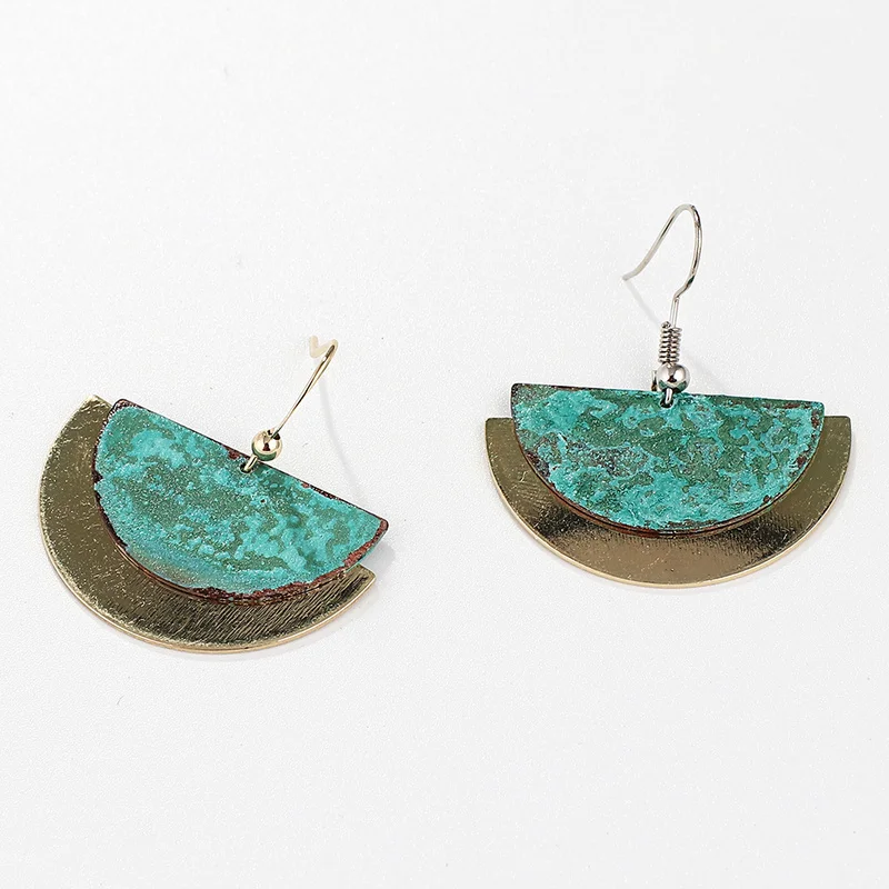 Женские популярные длинные серьги-подвески модные серьги в форме зеленого