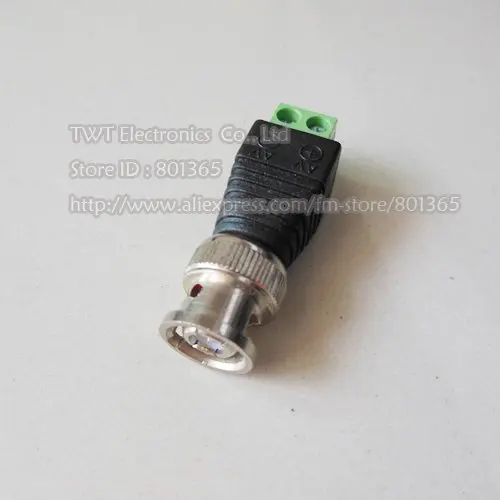 20 шт. штекер BNC для клеммной колодки Коаксиальный CAT5 камеры видеонаблюдения