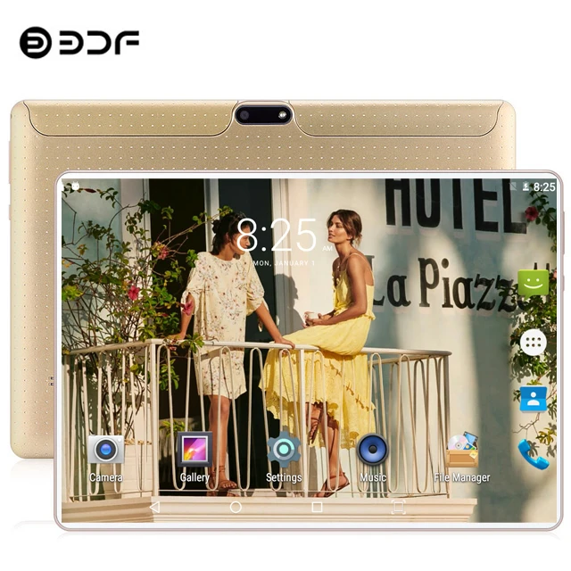 BDF 10 дюймов планшет MTK6753 Восьмиядерный Android 7,0 планшетный ПК дизайн 3G телефон планшет ips WiFi 4 Гб+ 64 ГБ Android планшет 10,1
