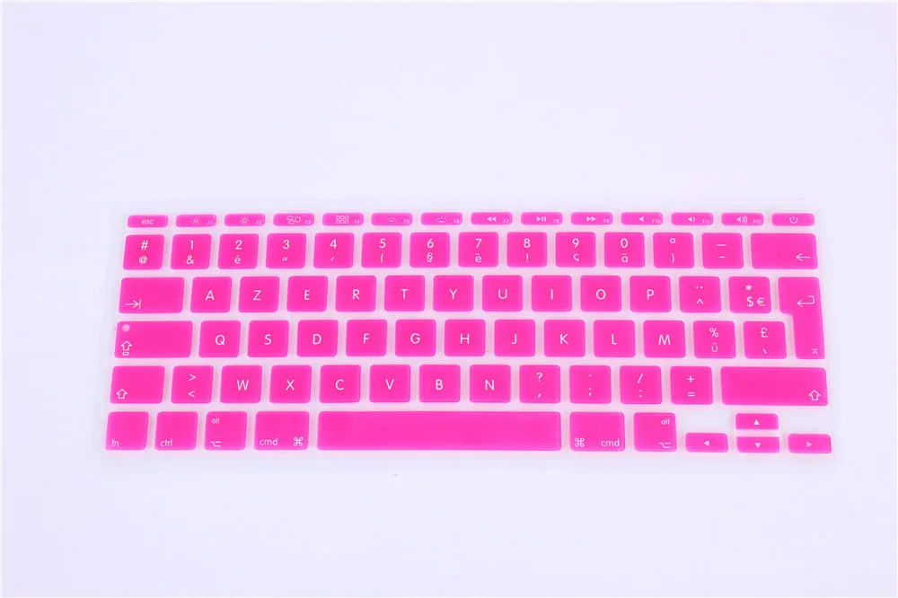 Чехол AZERTY с французской клавиатурой для Apple macbook Air 11 дюймов 6 дюйма|uk keyboard cover|keyboard