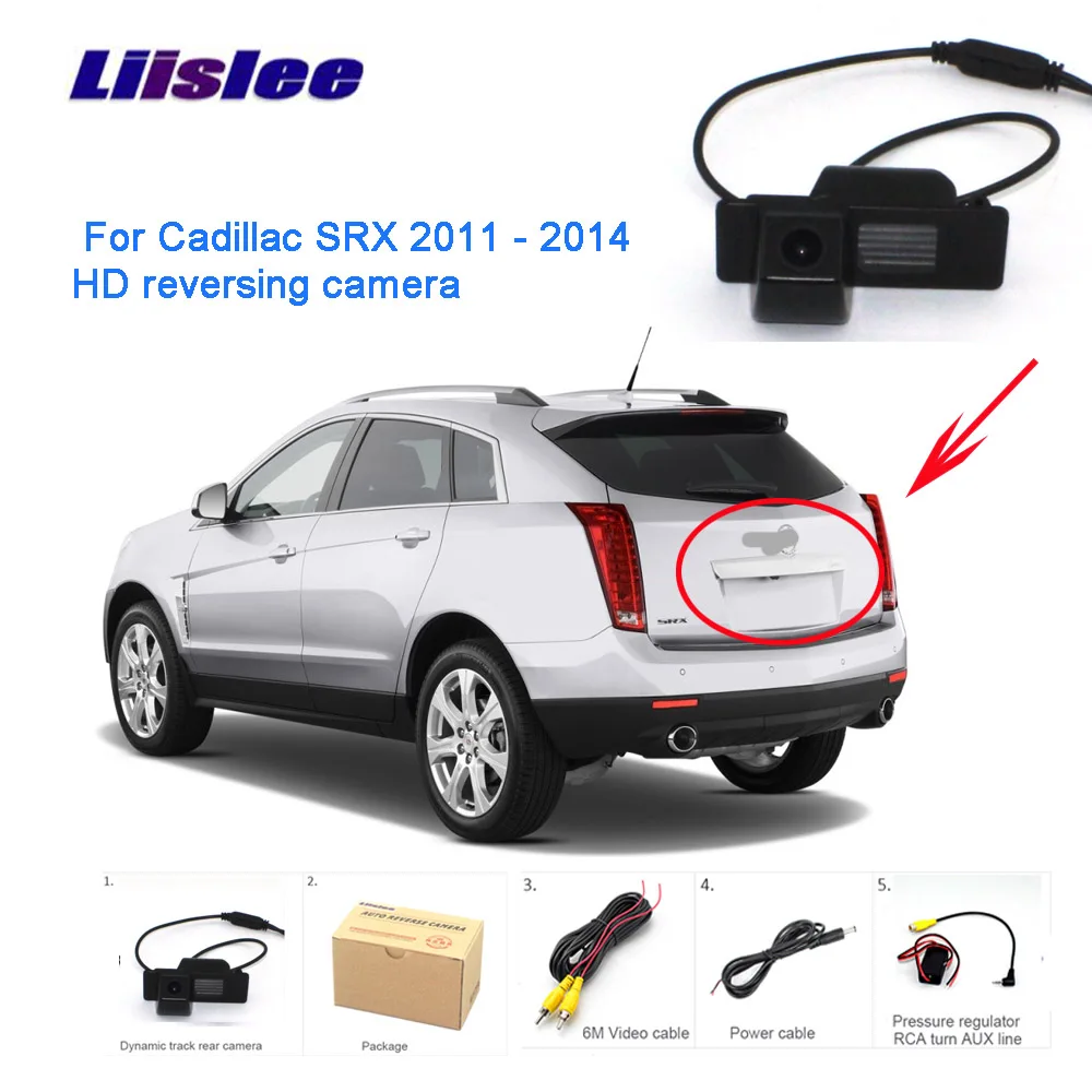 Liislee для Cadillac SRX 2011 2012 2013 2014 парковочная камера заднего вида обратная резервная HD