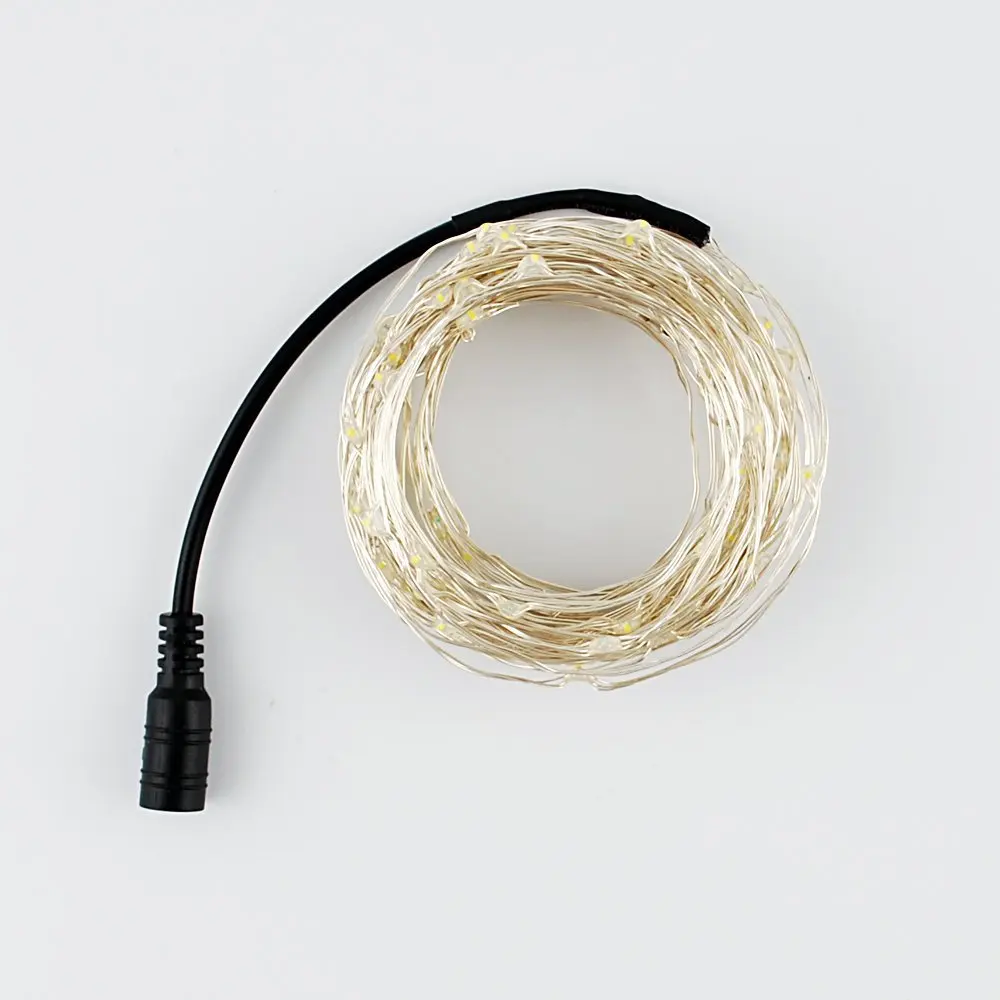 

Copper Wire String Lights DC12V 5M/10M LED Fairy Lights Christmas Wedding decoration Lights Twinkle Lights