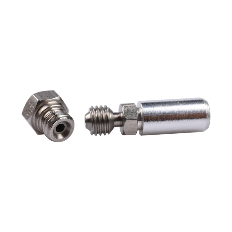Полностью металлический Hotend комплект MK10 сопло M7 0 4 мм термобарьер алюминиевая