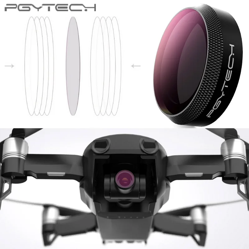 PGYTECH фильтр для DJI MAVIC воздушные фильтры для объектива UV CPL ND4 ND8 ND16 ND32 Комплект фильтров MAVIC камера воздушного дрона аксессуар