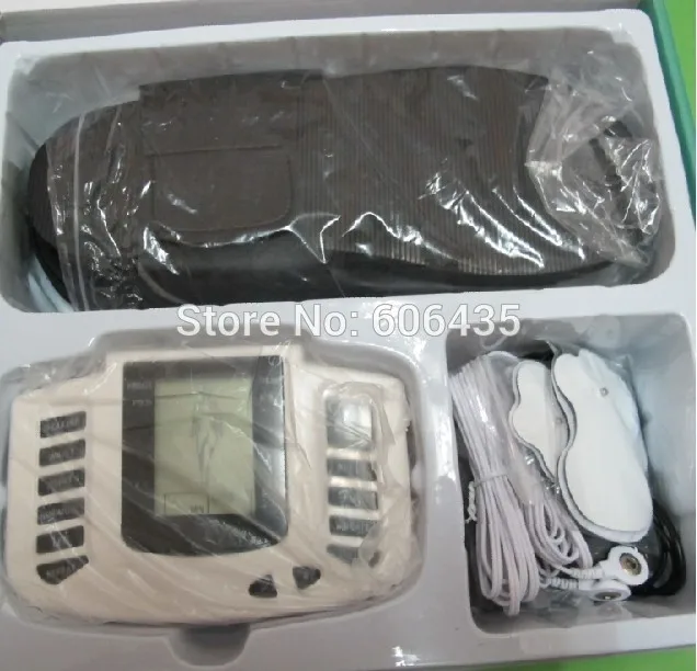 JR-309 Hot new Electrical Stimulator Full Body Relax Muscle Therapy Massager Pulse tens Acupuncture with therapy slipper+ 4pads |