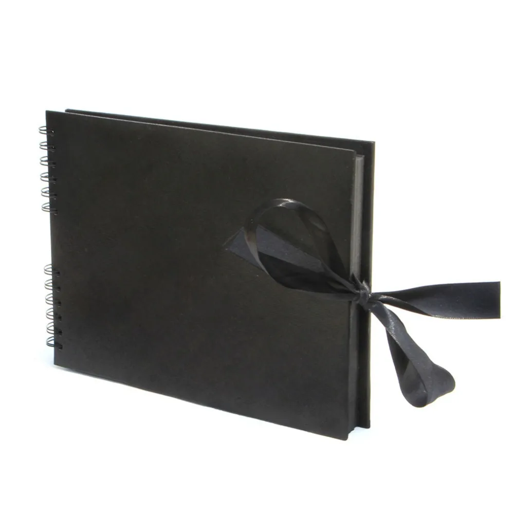 Крафт бумажный фотоальбом юбилей Свадебный книга для гостей DIY альбом